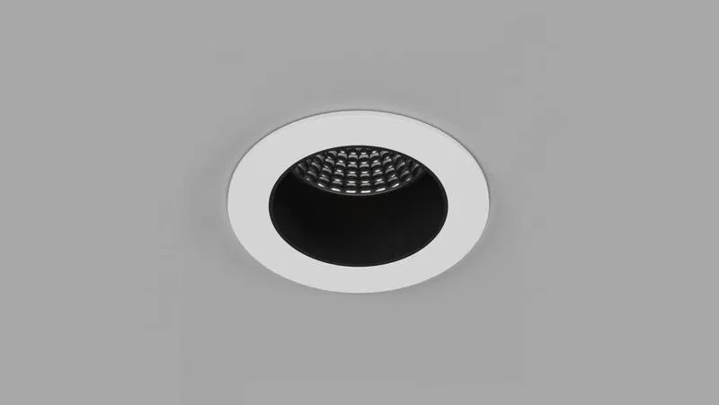 Светильник светодиодный потолочный встраив. AL Черно- 7Вт IP65 тепл. бел. 3000К DesignLed 00-00006967