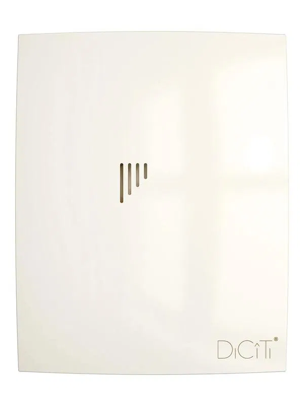 Вентилятор вытяжной осевой декоративный D100 обратн. клапан DiCiTi BREEZE 4C Ivory