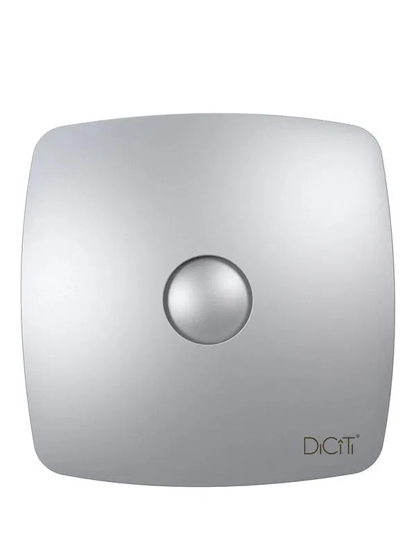 Вентилятор накладной RIO D100 обр.клапан DICITI RIO 4C gray metal