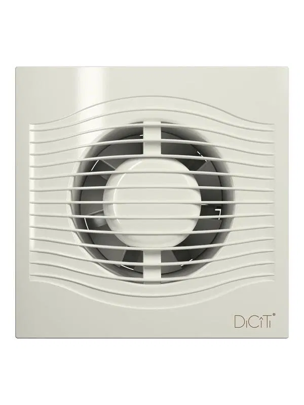 DiCiTi SLIM 4C 象牙白装饰型轴流式排风扇，带止回阀