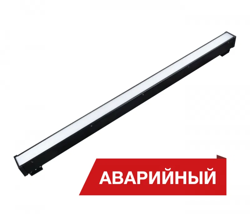 Светильник светодиодный Box SE 60/6000 opal-1500 60Вт 6000К IP40 6000лм 0.95Pf 80Ra Кп<1 Black clip аварийн. транзит Diora DBSE60-O-6K-BC-AT-1500