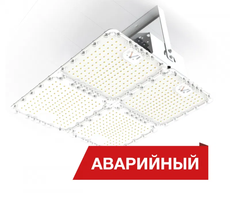 Светильник светодиодный Quadro 135/20000 Г80 135Вт 3000К IP54 20000лм 0.95PF 80Ra Кп<5 лира аварийн. Diora DQ135G80-3K-L-A