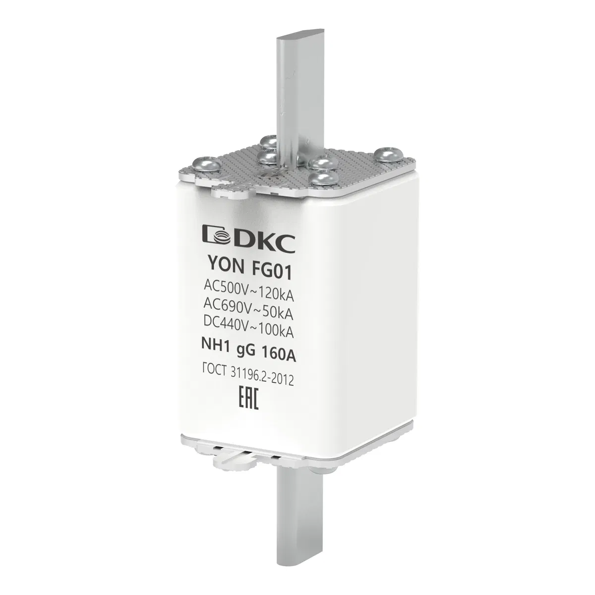 Предохранитель YON ножевого типа FG1 с одинарной индикацией 160А 1FG01-0160 DKC