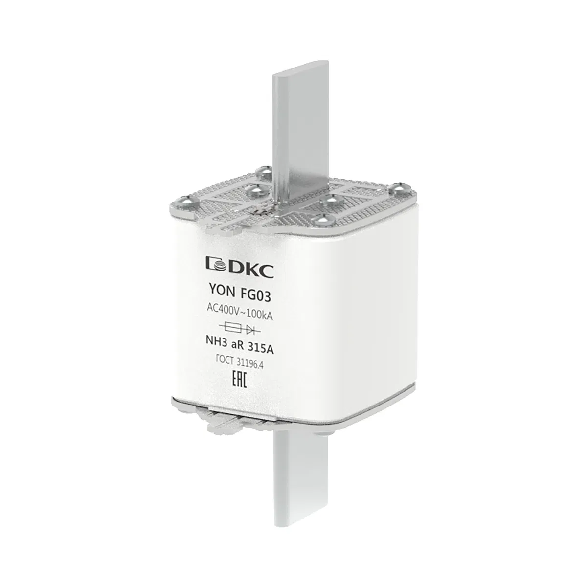 YON 插拔式熔断器 FG3 315A 400V 特性 aR 1FG03-0315-400V-AR DKC