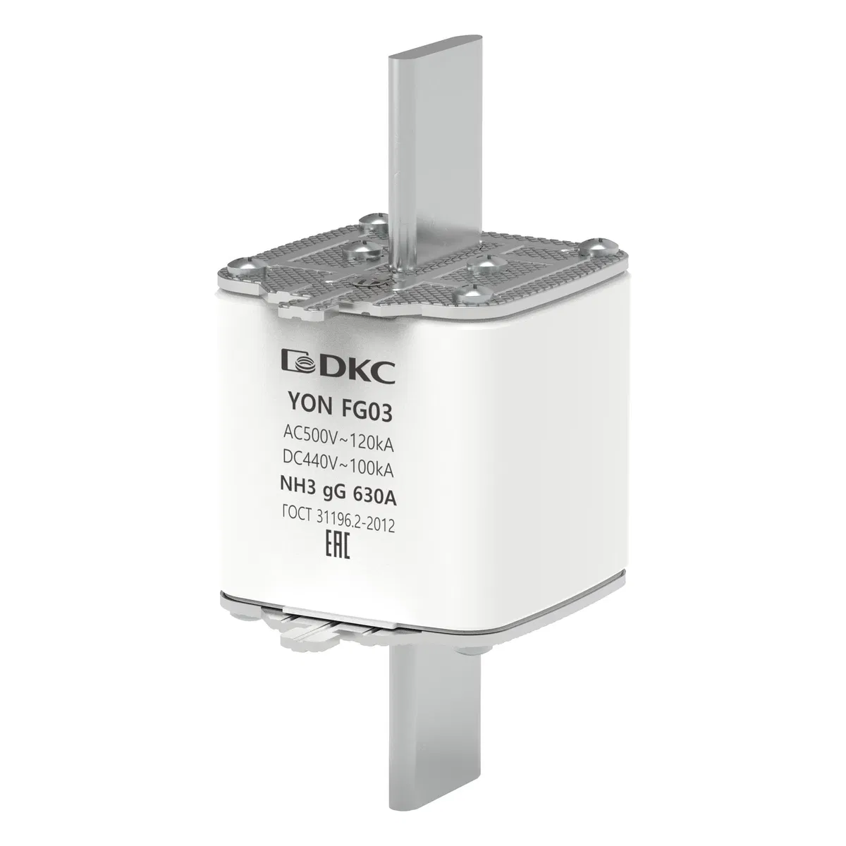 Предохранитель YON ножевого типа FG3 с одинарной индикацией 630А 1FG03-0630 DKC