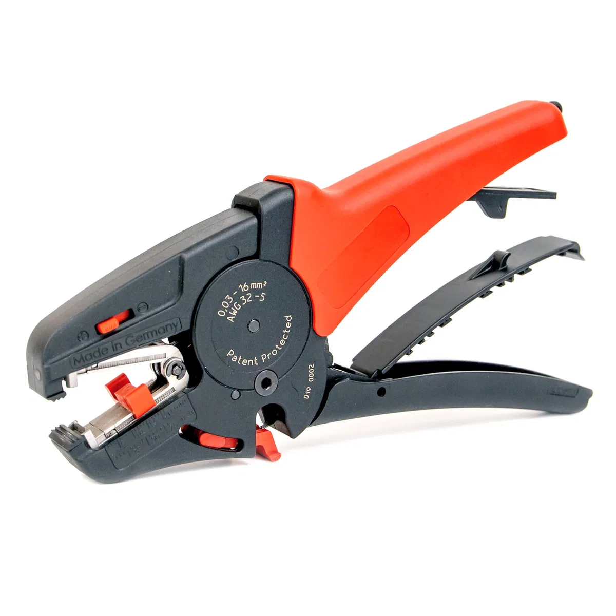 Tool for stripping insulation and cutting wire with a cross-section of 0.03 – 16 sq. mm