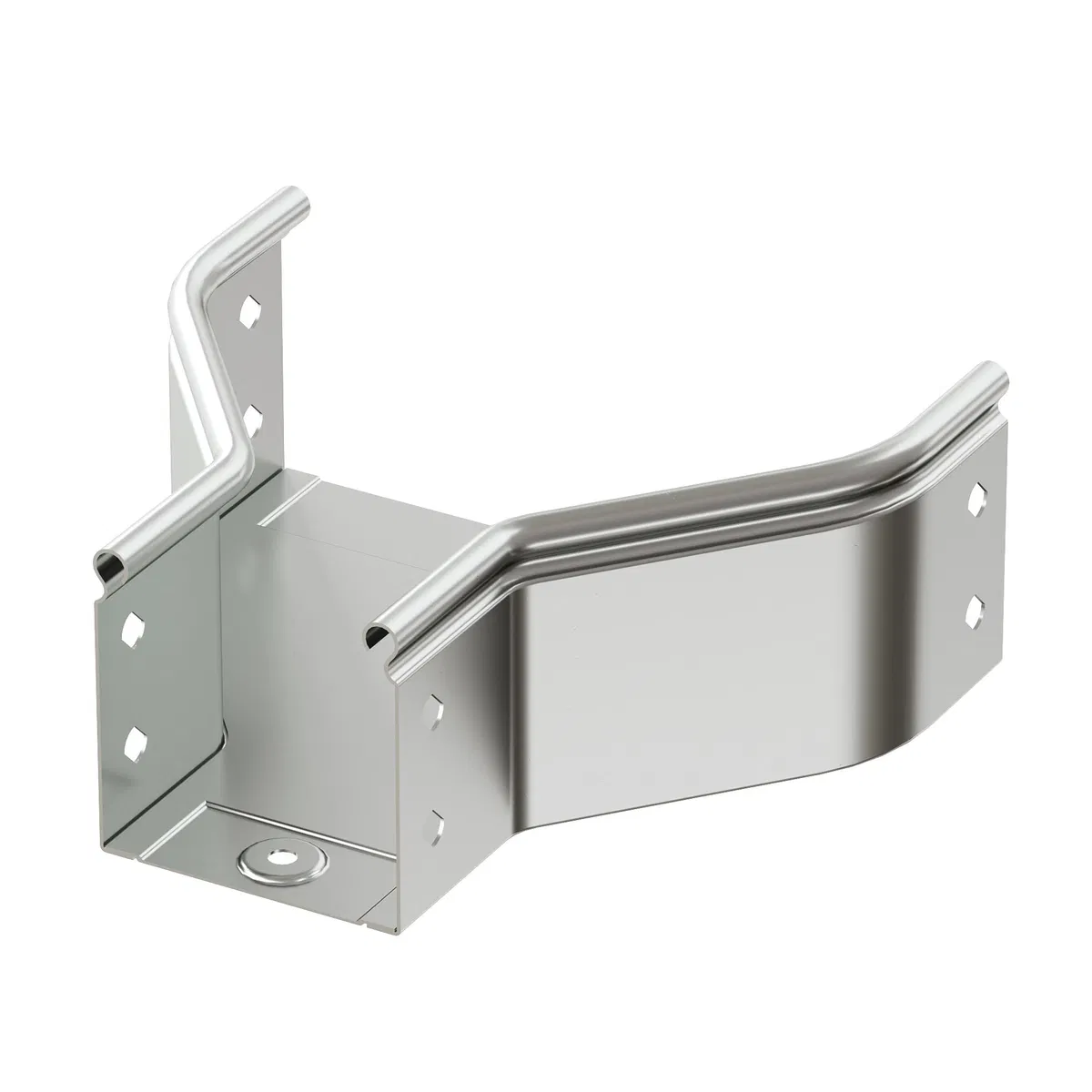 RRC symmetrical 200/80 H80 adapter complete with mounting elements and connection plates required for installation, hot-dip galvanized 36283KHDZ DKC