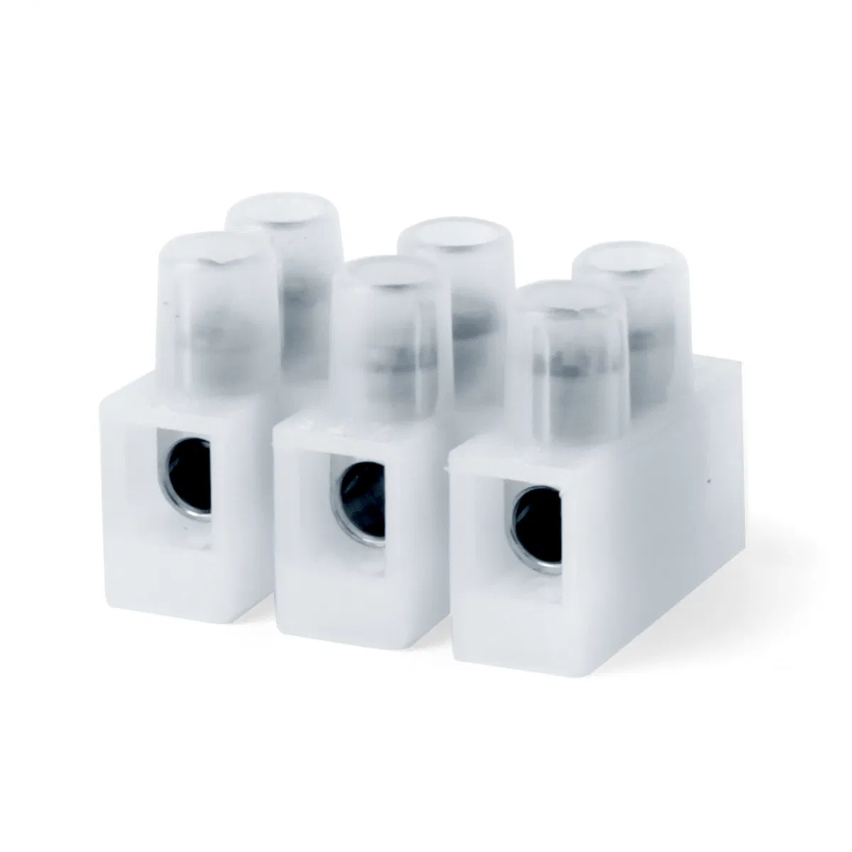 TERMINAL BLOCK Polyamide 6.6, 3p, 110 deg., 450V, 24A, 2.5mm2 (r)