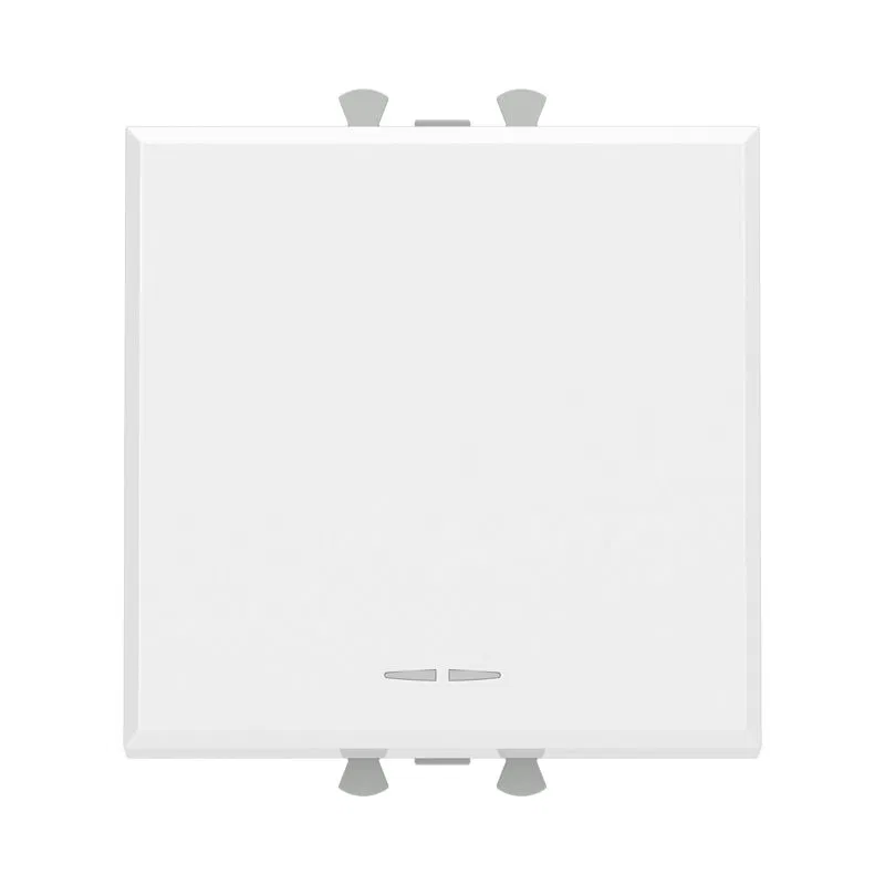 Переключатель модульный 1-кл. 2мод. Avanti "Белое облако" 16А IP20 бел. DKC 4400112