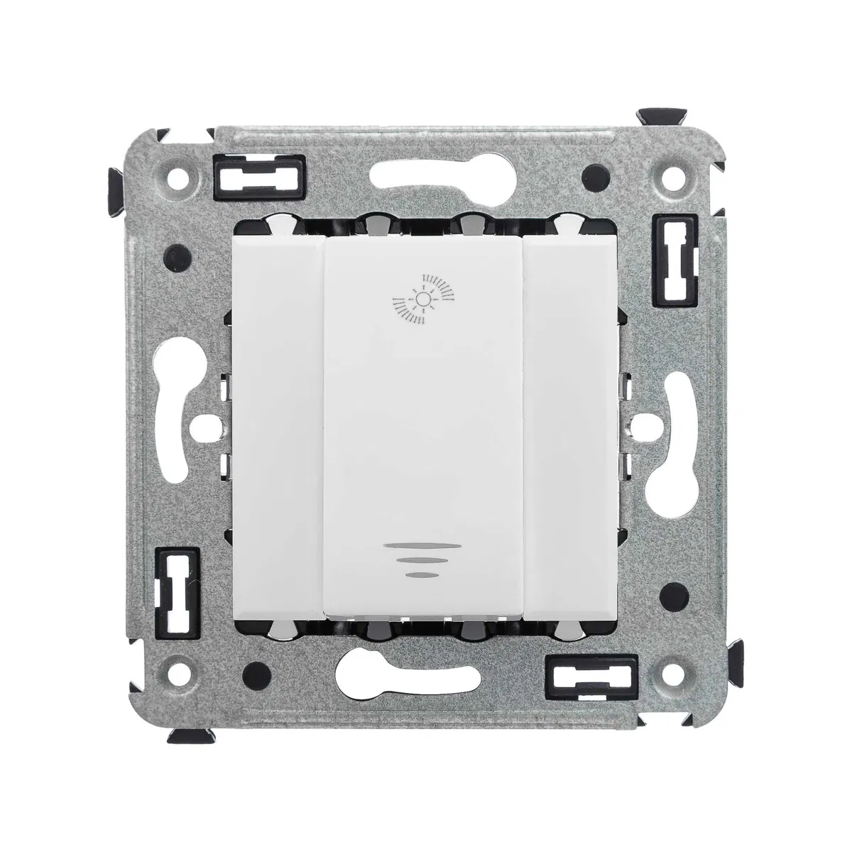 Диммер кнопочный в стену для LED ламп, Avanti, белое облако 4400343 DKC