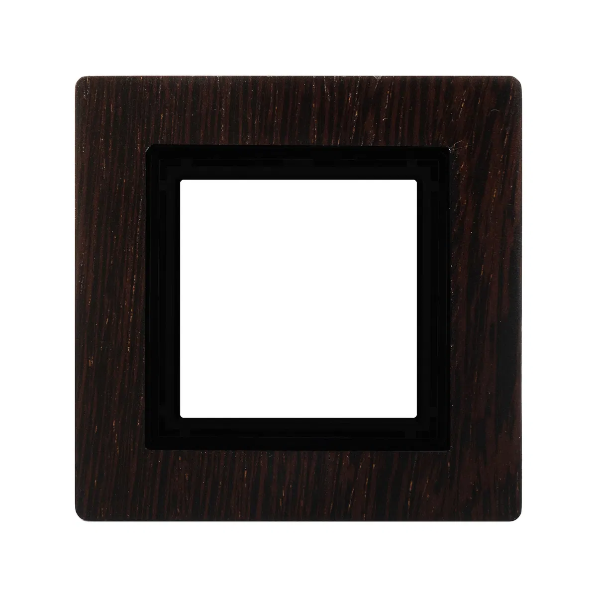 Рамка из натурального дерева 1 пост (2 мод.), Avanti, венге 4402842 DKC