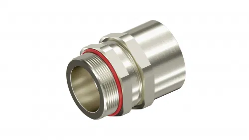 Explosion-proof cable gland ANF for unarmored cable M63x1.5/M63x1.5 D36-45mm. Stainless steel