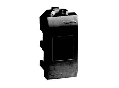 Розетка компьютерная СП 1мод. Brava RJ45 кат.6A черн. DKC 77678N