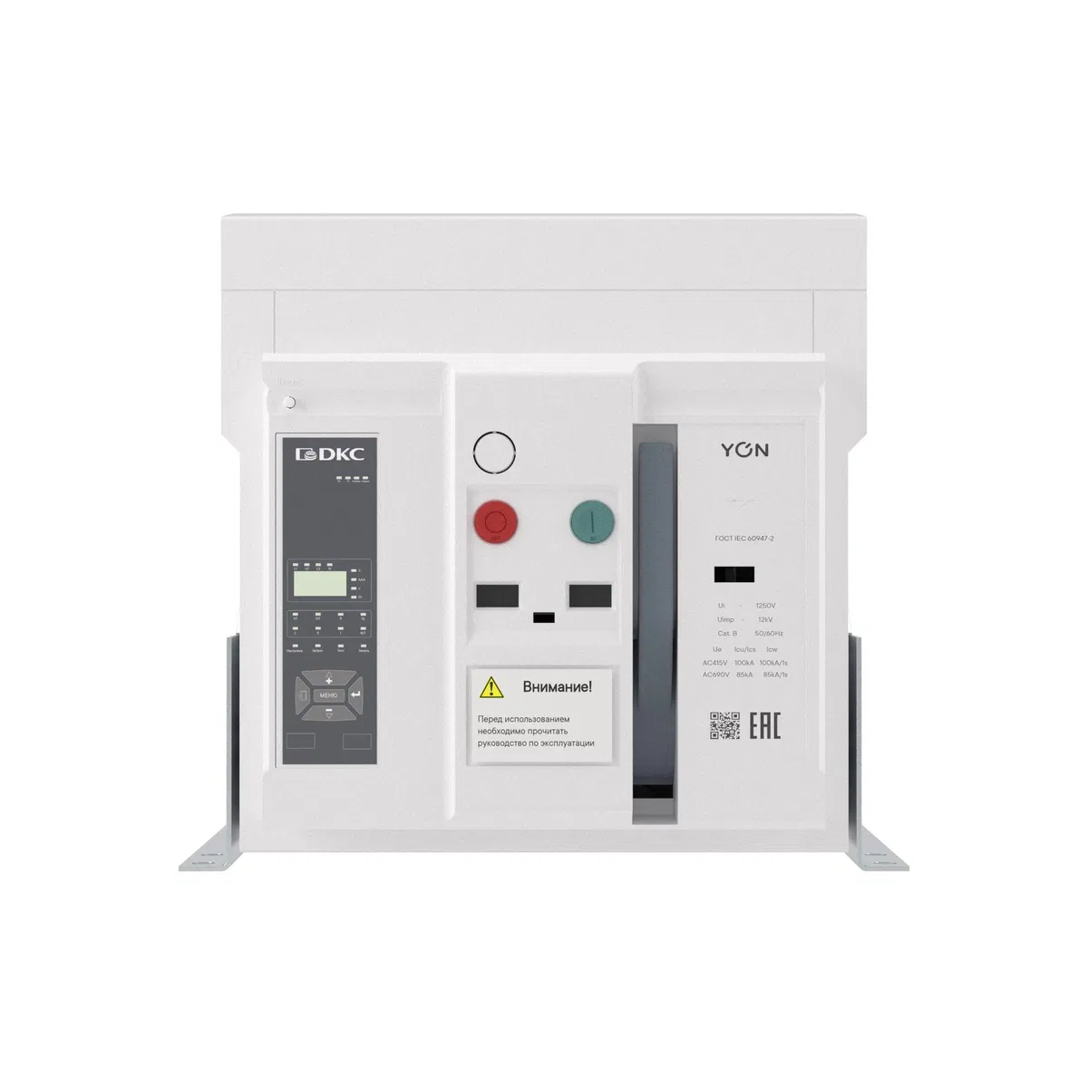 Air circuit breaker YON pro ANX25X 3P 2500 A 100 kA, frame size M, ETA trip unit, fixed, horizontal/vertical connection, 220 V DC control ANX25XM3FH533300K DKC