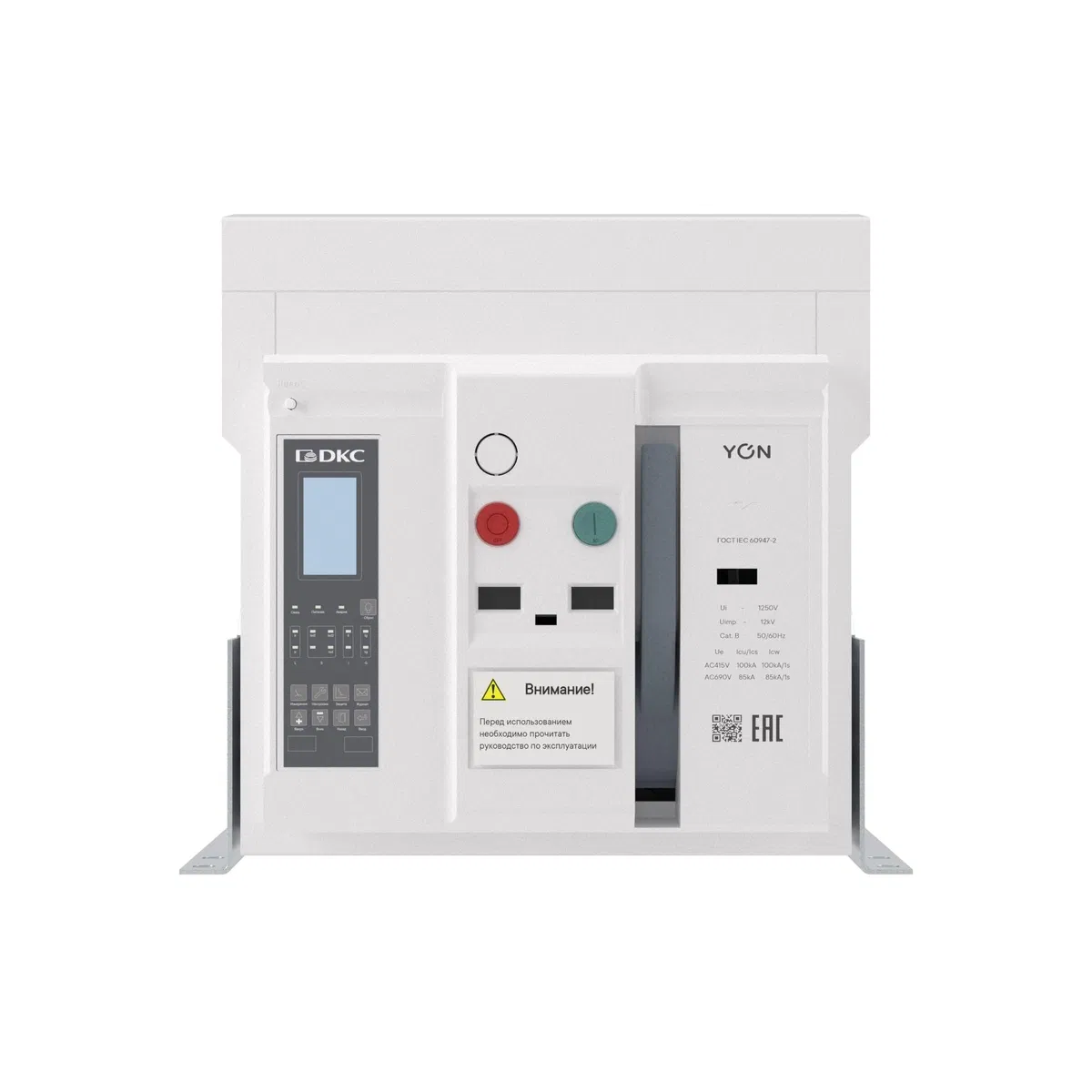 Air circuit breaker YON pro ANX25X 3P 2500 A 100 kA, frame size M, trip unit ETE, fixed, horizontal/vertical connection, 220 V DC control ANX25XM3FH633300K DKC