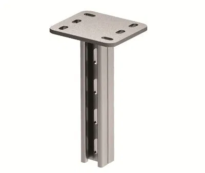 Стойка потолочная двойная 41х21 L 700мм гор. оцинк. DKC BSD2107HDZ
