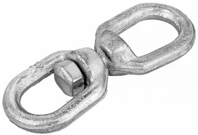 Вертлюг петля-петля D6, оцинкованная сталь CM633006 DKC