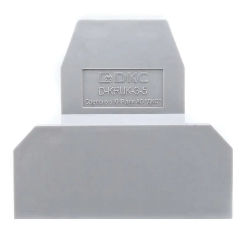 Изолятор торцевой для клемм KRUK-3-5 (уп.100шт) DKC D-KRUK-3-5