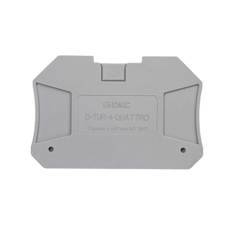 Изолятор торцевой для клемм TUR-2.5-QUATTRO (уп.100шт) DKC D-TUR-2.5-QUATTRO