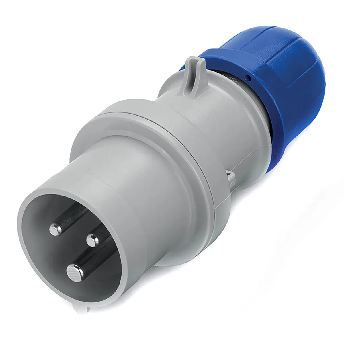 Cable plug with screwless terminals IP44 32A 2P+E 230V