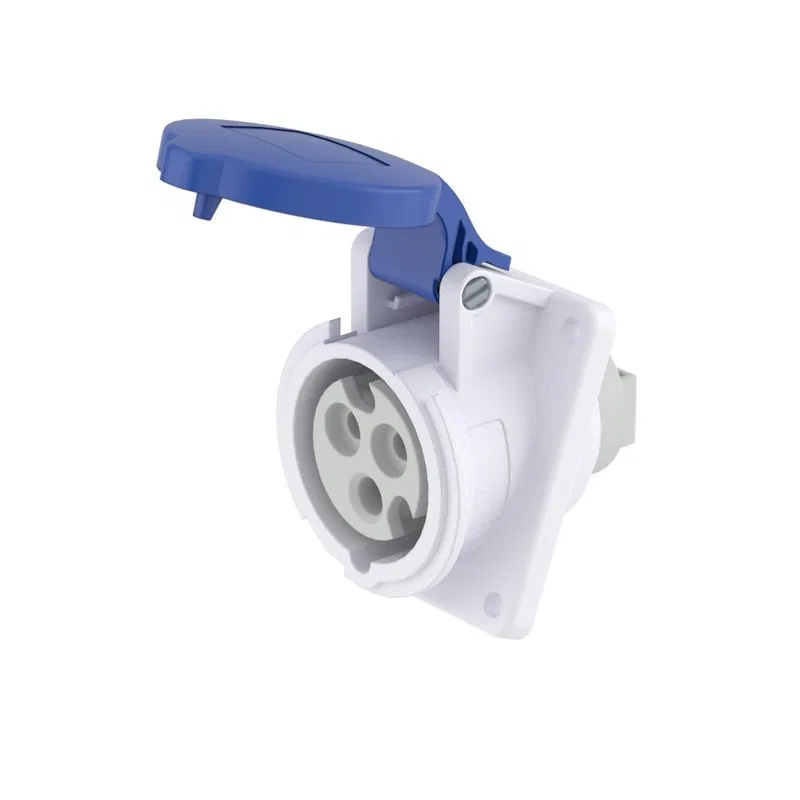 Розетка СП 16А 230В 3п 2P+E IP44 с наклоном DKC DIS4131663