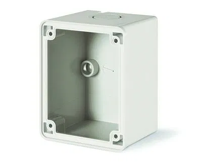 Straight mounting box