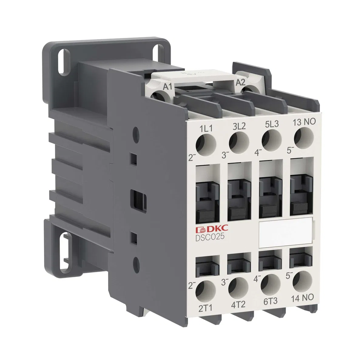 Magnetic contactor YON DSC025 25A 12.5kW AC3 3P coil 24V DC 1NO DSC025-3C10D024 DKC