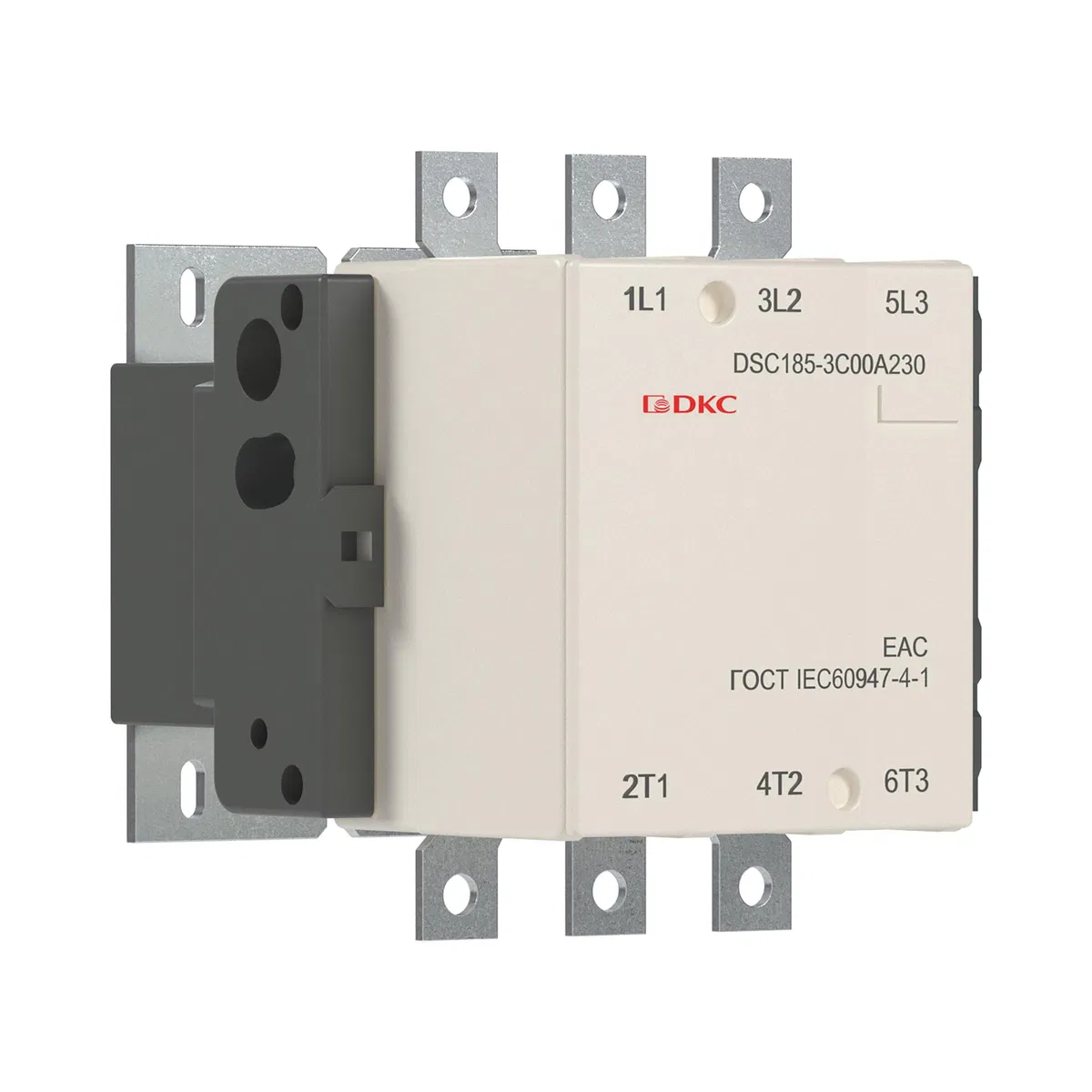 Магнитный контактор DSC185-3C00A230 185А 90кВт (AC3)  кат 220В AC DKC