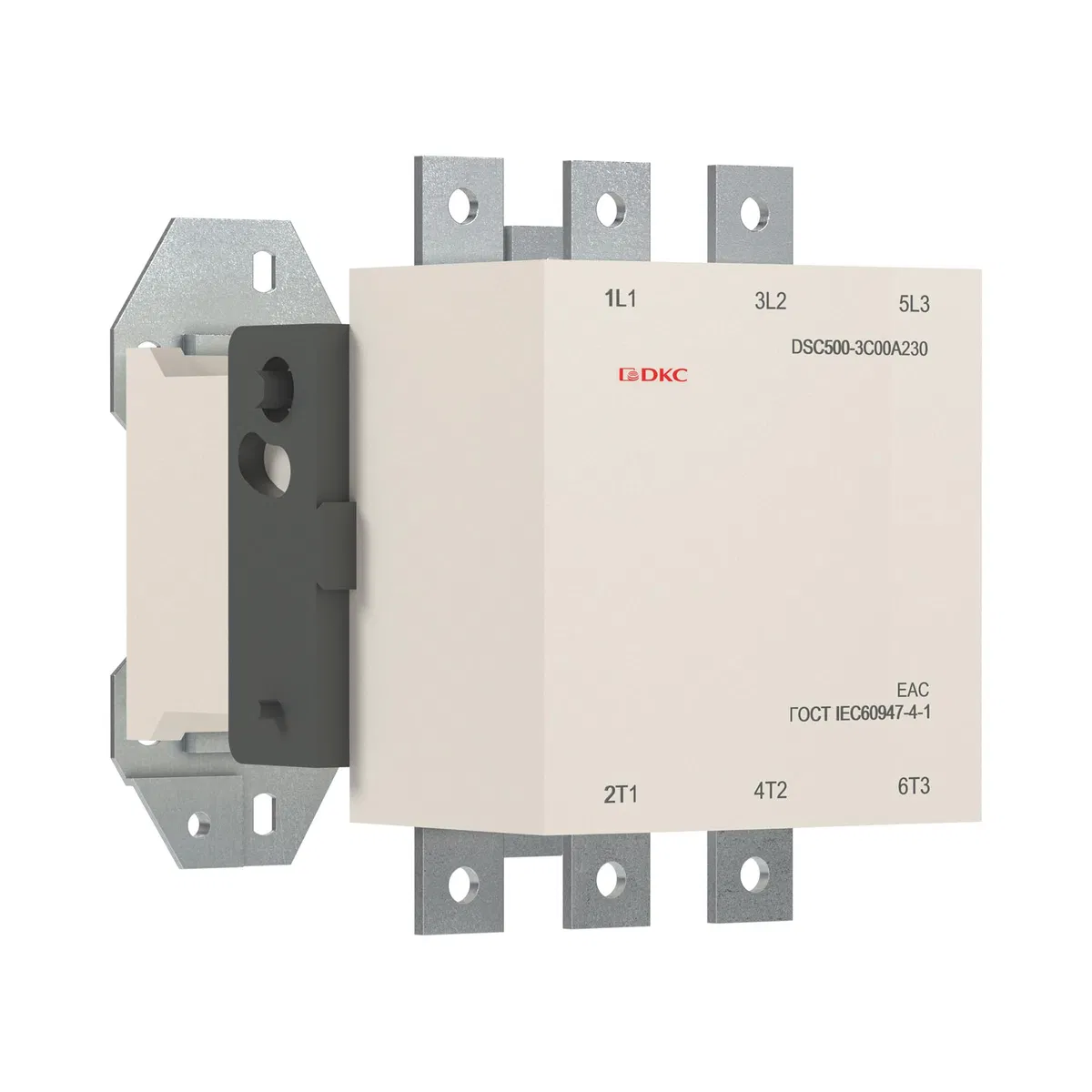 Magnetic contactor DSC500-3C00A230 500A 250kW (AC3) coil 220V AC DKC
