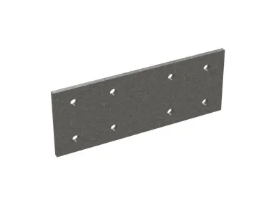 Connecting plate, H - 100mm , fiberglass