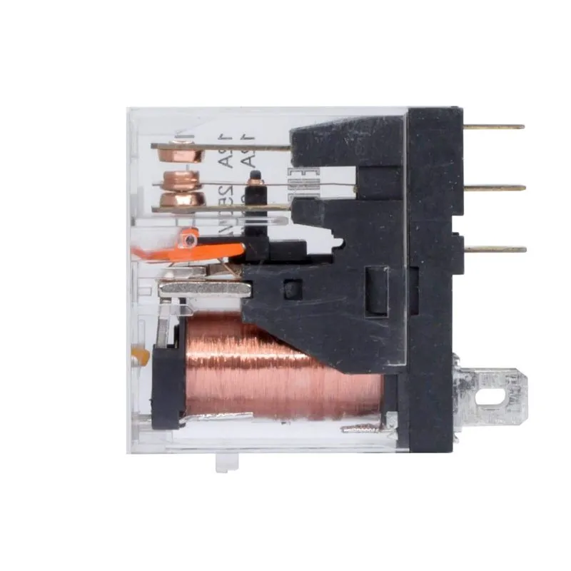 Реле миниатюрное промышленное, 1CO, ком. ток 12А, AgSnO2, напряжение 230V AC, опция: светодиод IR-230AC-1CO DKC