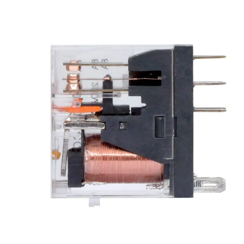 Реле миниатюрное промышленное, 2CO, ком. ток 8А, AgSnO2, напряжение 24V DC, опция: светодиод IR-24DC-2CO DKC
