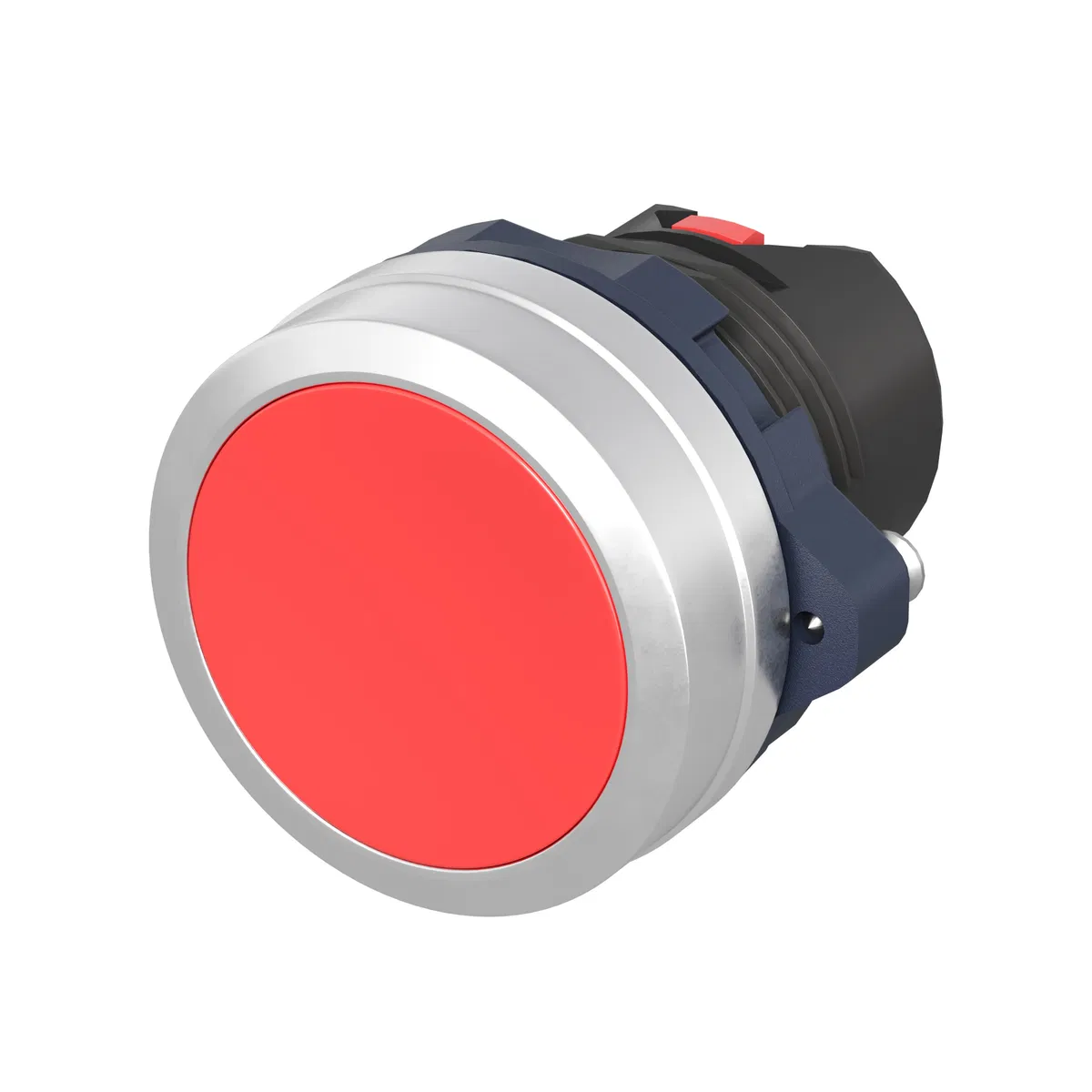 Головка кнопки плоская без фиксации, красная, алюминиевое кольцо M22P-FMRA DKC