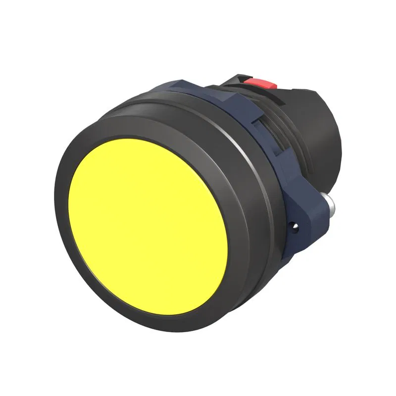 Головка кнопки плоская без фиксации желт. DKC M22P-FMYP