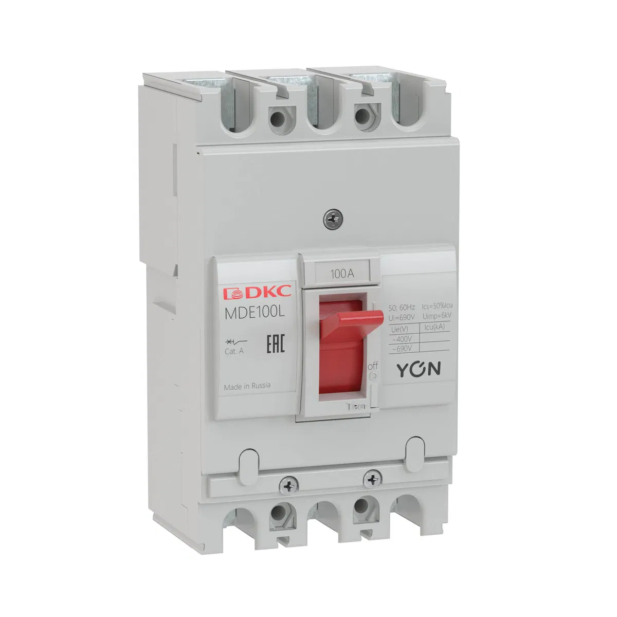 Авт. выкл. YON MDE100L050 3P 50А 10kA DKC