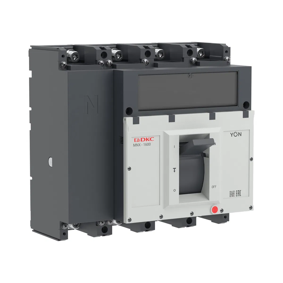 Авт. выкл. пост. тока YON pro MNX1600M 4P 1250A 70kA при DC1000V расц. TMD DC MNX1600M4DTMD1250 DKC