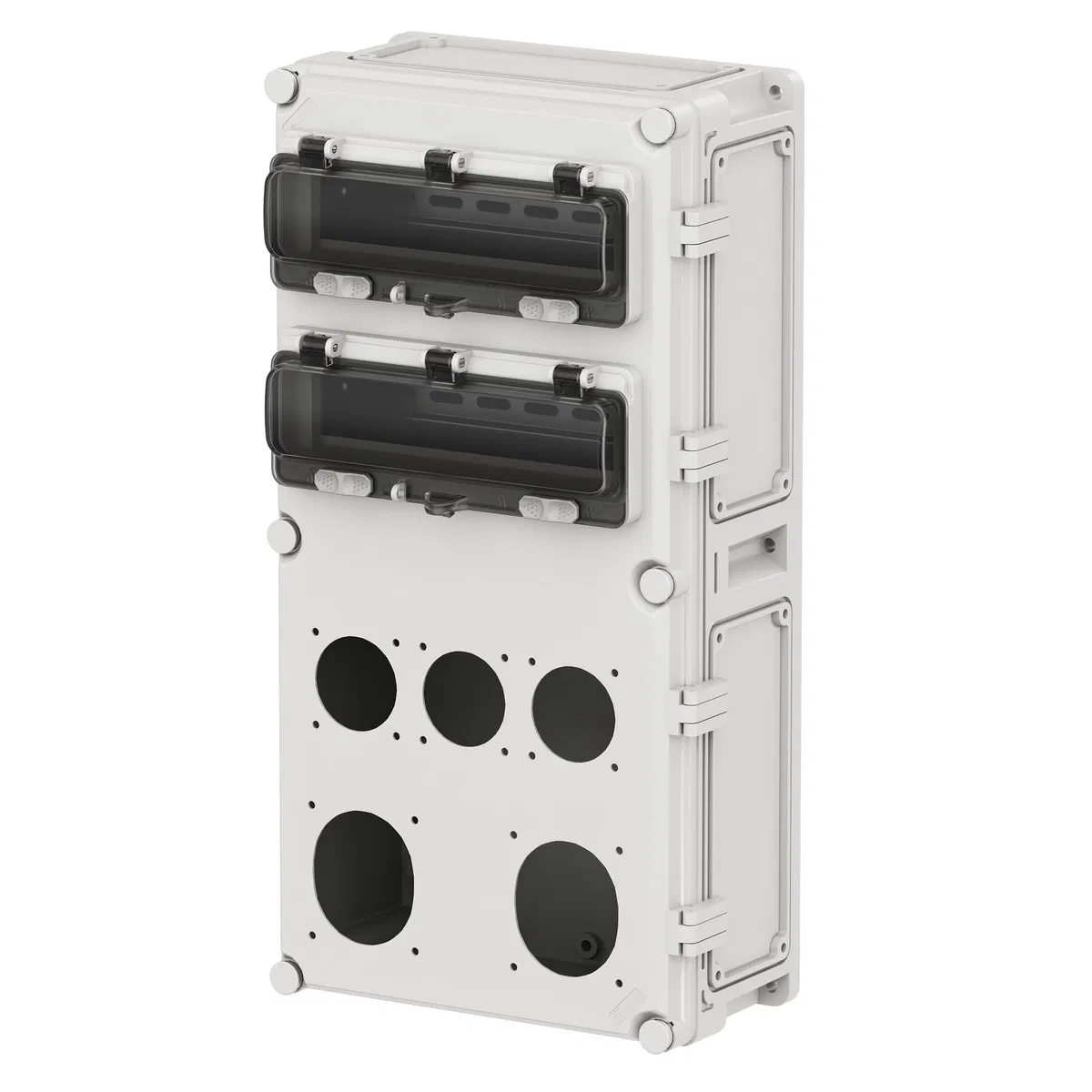 Корпус на 24 модуля, розетки модели PAS 2шт, розетки модели PSS 3шт,IP66 PB6-W24PAS2PSSS3 DKC