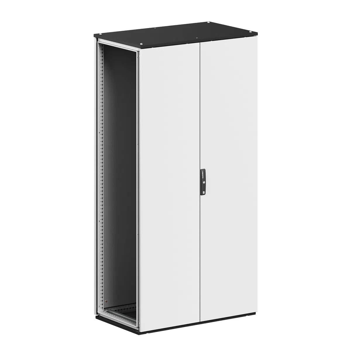 CQE N 双门落地式机柜套装，带后门，尺寸 1800x800x400 mm，RAM block R5CQEN1884D DKC