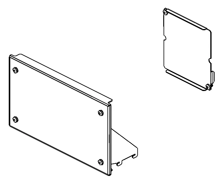 Комплект заглушки блока 2M2 R5M2W2M2BS DKC