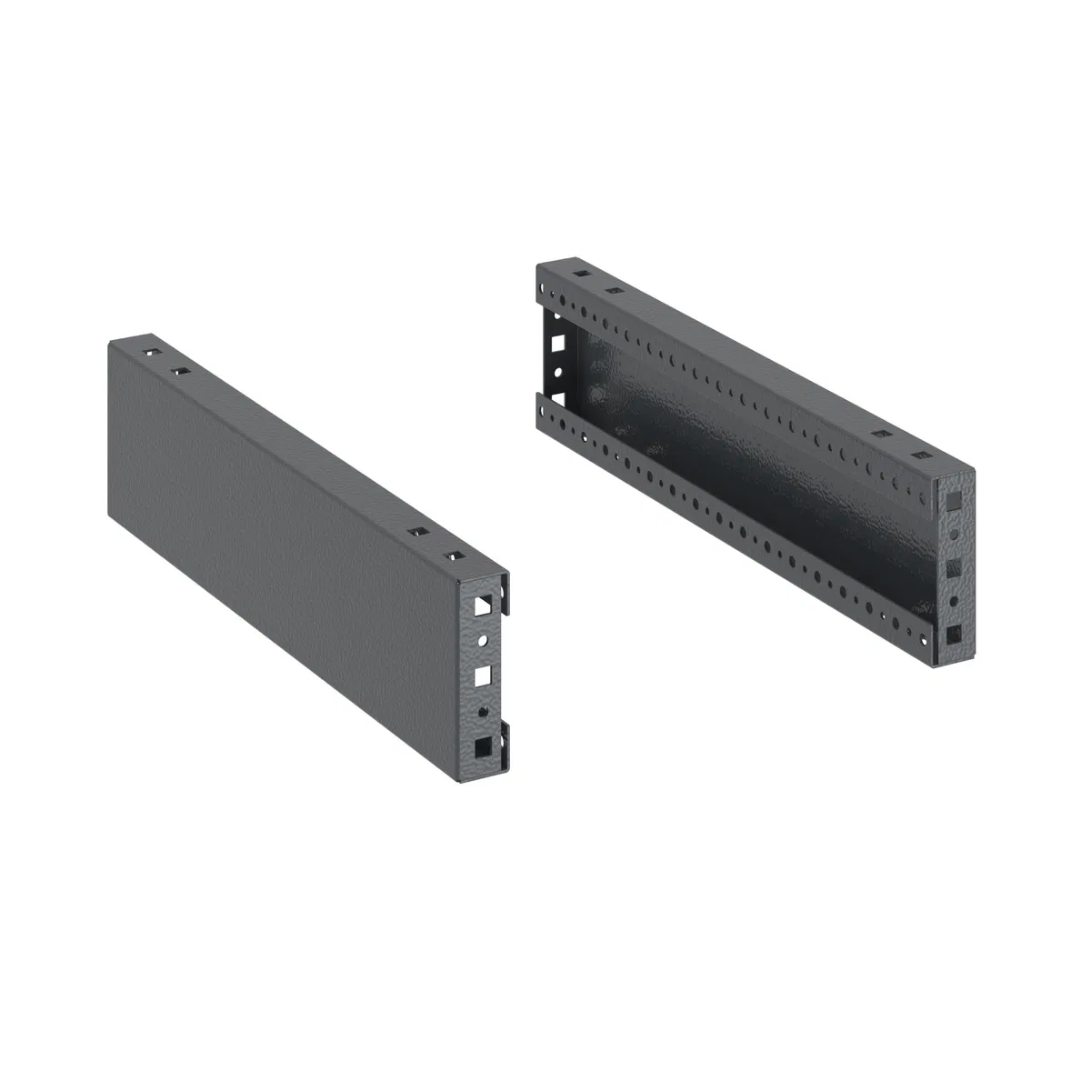 Панели цоколя для корпусов CQE & CQE N, ШхГ 500 мм, В=100 мм, RAL7011, комплект - 2 шт. (замена на R5NFPB50) RAM block R5NFP50 DKC