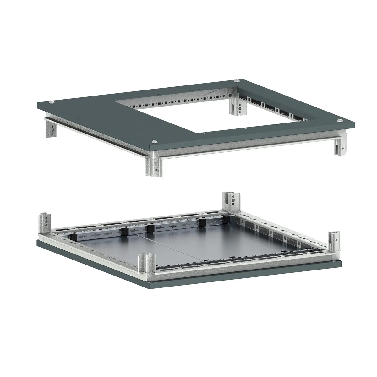 Крыша с фланцем и основание для 19" IT-CQE 800x800, RAL7011 R5RKTB88FIT DKC