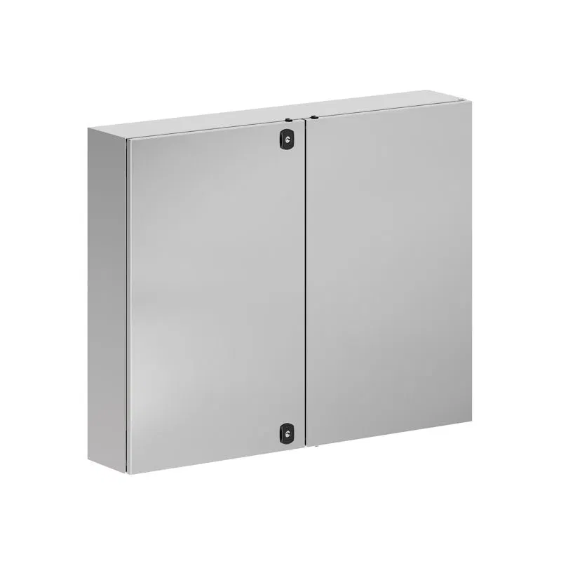 Корпус навесной STH с М/П двухдверный из нержавеющей стали AISI304 800х1000х200мм без фланца DKC R5STH0812-304