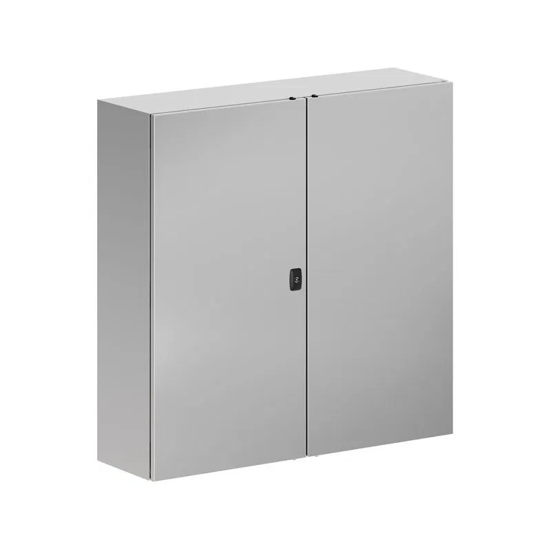Корпус навесной STH с М/П двухдверный из нержавеющей стали AISI316 1000х1000х300мм без фланца DKC R5STH1013-316