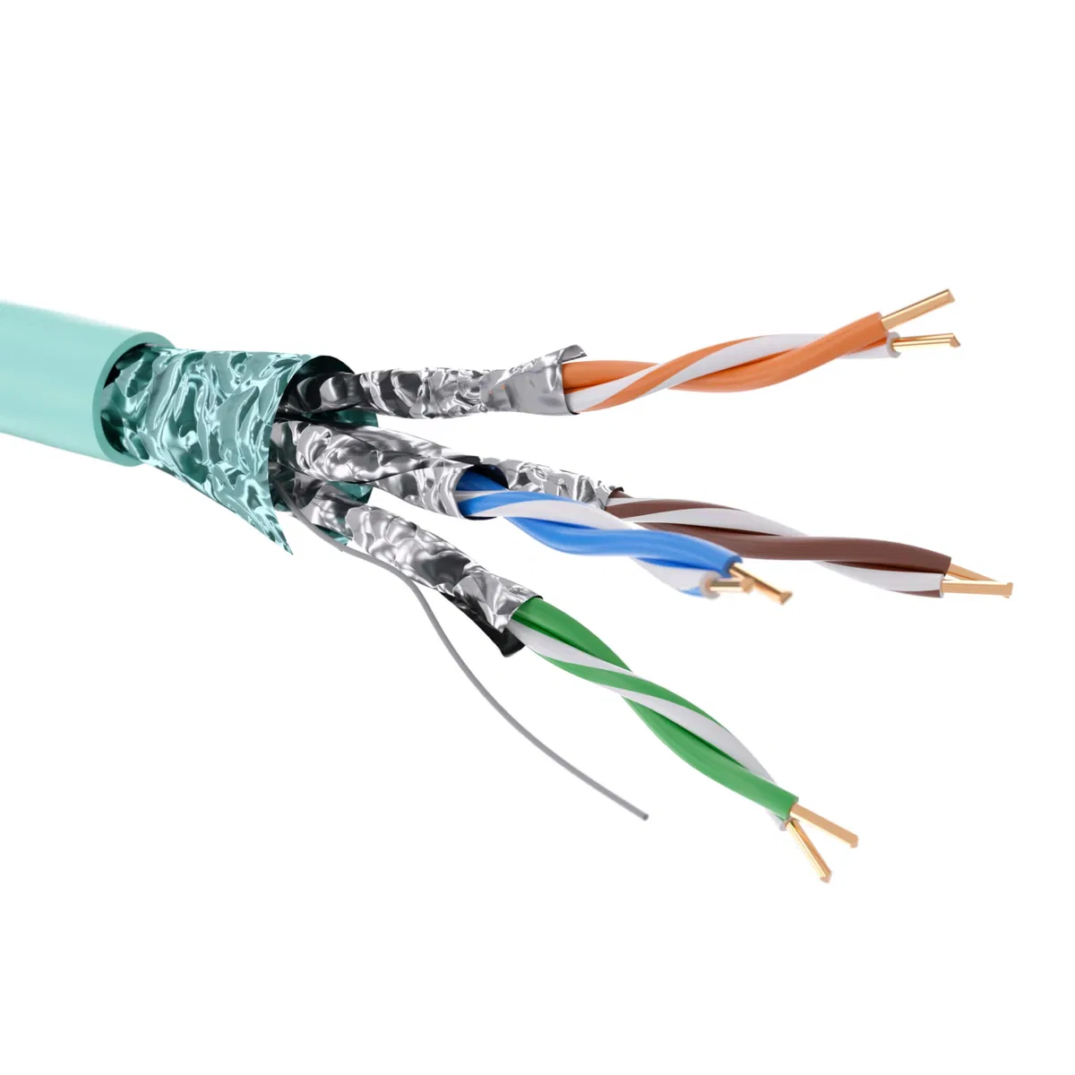 Кабель CAT 6A F/FTP, оболочка нг(А)-HF, катушка 500 м RN6AFFK01AQ DKC