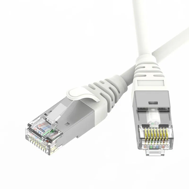 Патч-корд экранированный Ultra SLIM CAT6A S/FTP 4х2 30 AWG LSZH 0.3м бел. DKC RN6ASF4503WH-30