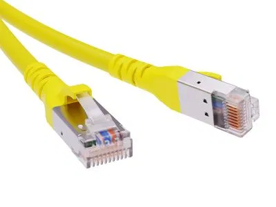 Патч-корд экранированный  CAT6A S/FTP 4х2, LSZH, желтый, 1.0м RN6ASF4510YL DKC