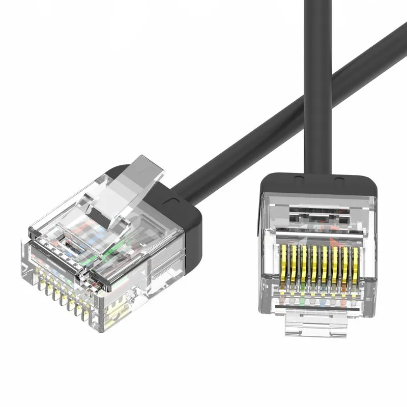 Патч-корд неэкранированный Ultra SLIM CAT6 U/UTP 4х2, 32 AWG, LSZH, чёрный, 3м RN6UU4530BK-32 DKC