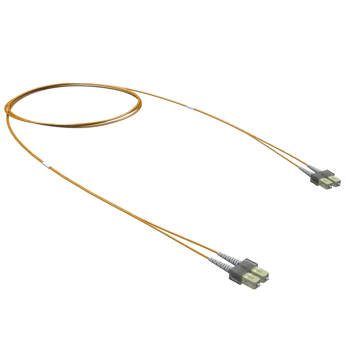 Оптический коммутационный шнур двухволоконный (Duplex) SC-UPC/SC-UPC, 50/125 OM2, 10 м RNPC50DCC10 DKC