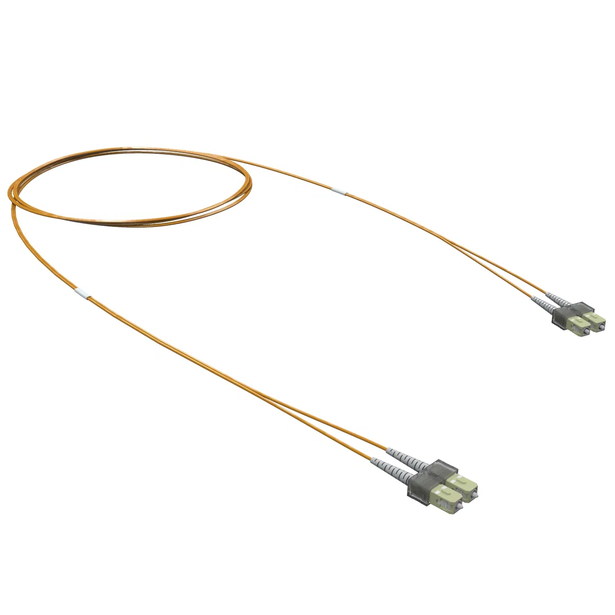 Оптический коммутационный шнур двухволоконный (Duplex) SC/UPC-SC/UPC, 50/125 (OM2), 2 м RNPC50DCC2 DKC