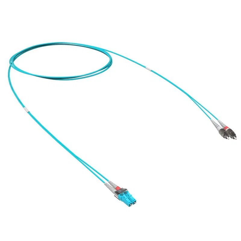 Шнур оптический коммутационный переходной Duplex LC-UPC/FC-UPC 50/125 OM3 10м DKC RNPC53DFL10